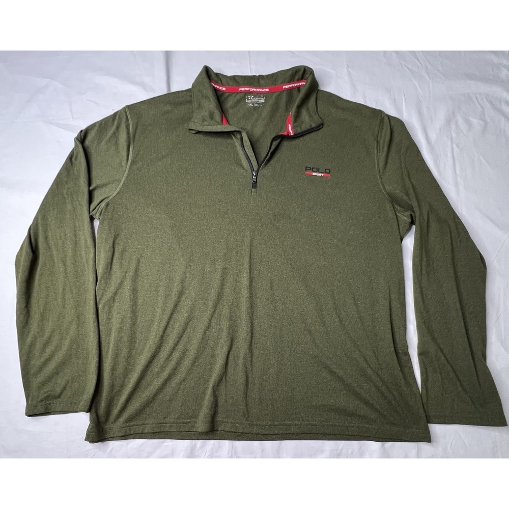 Polo Sport Ralph Lauren 1/4 Zip Mens Performance Thermovent Athletic Stretch XXL